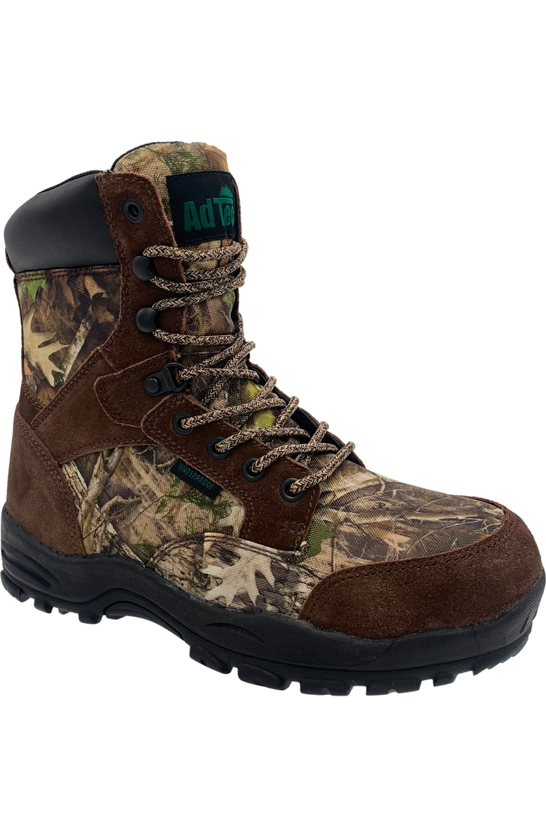 AdTec 400G Waterproof, Soft Toe Hunting Boot, Main, color, Brown
