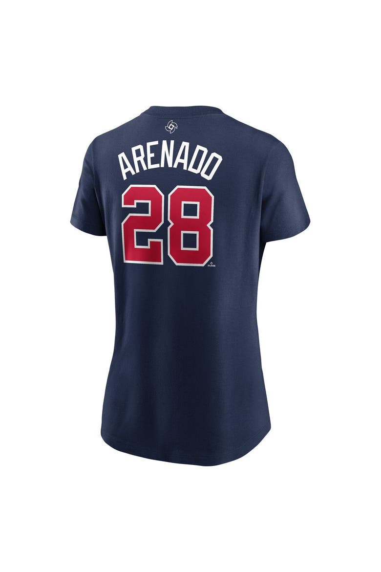 Women's Nike Nolan Arenado Navy USA Baseball 2023 World Baseball Classic Name & Number T-Shirt, Alternate, color, Navy