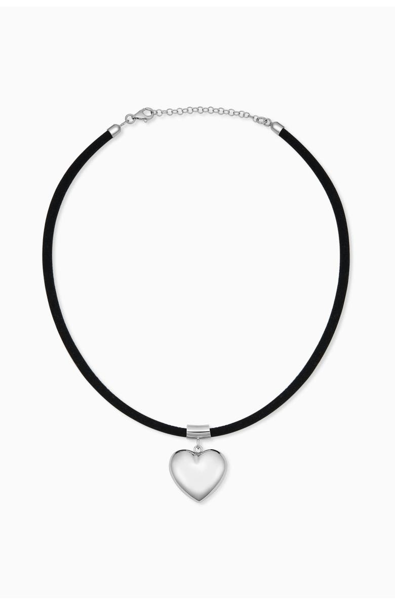 Oradina Sterling Silver Lover Cord Pendant Necklace, Alternate, color, Silver