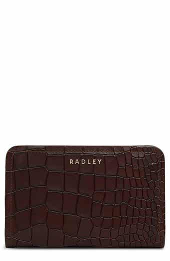 Radley Elm Avenue Croc Embossed Leather Bifold Wallet