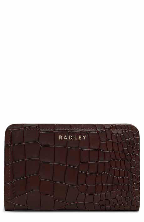 Radley Elm Avenue Croc Embossed Leather Bifold Wallet