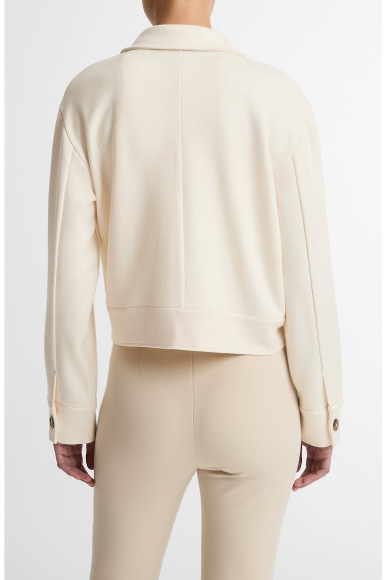 Ponte Knit Jacket, Alternate, color, OFF WHITE