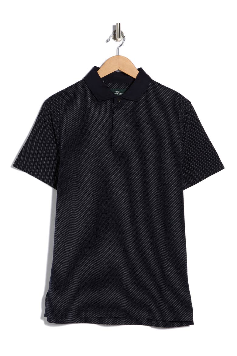 Mount Riley Cotton Polo, Alternate, color, ECLIPSE