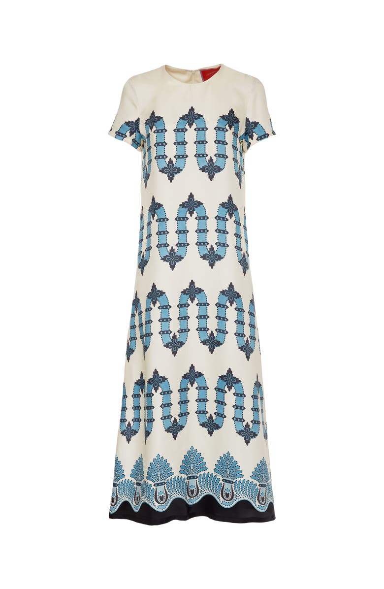 La DoubleJ Swing Dress Scirocco Placée Ivory, Alternate, color, 