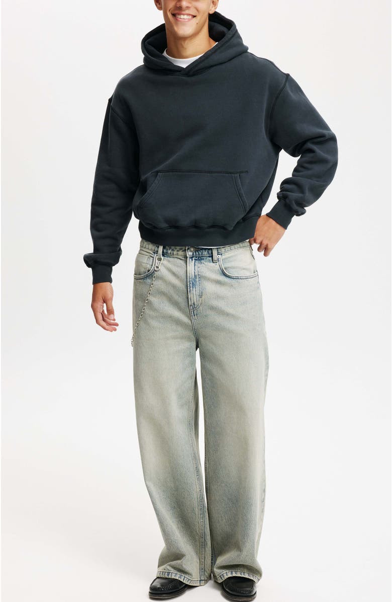 Cotton On Premium Cropped Fit Hoodie, Alternate, color, 