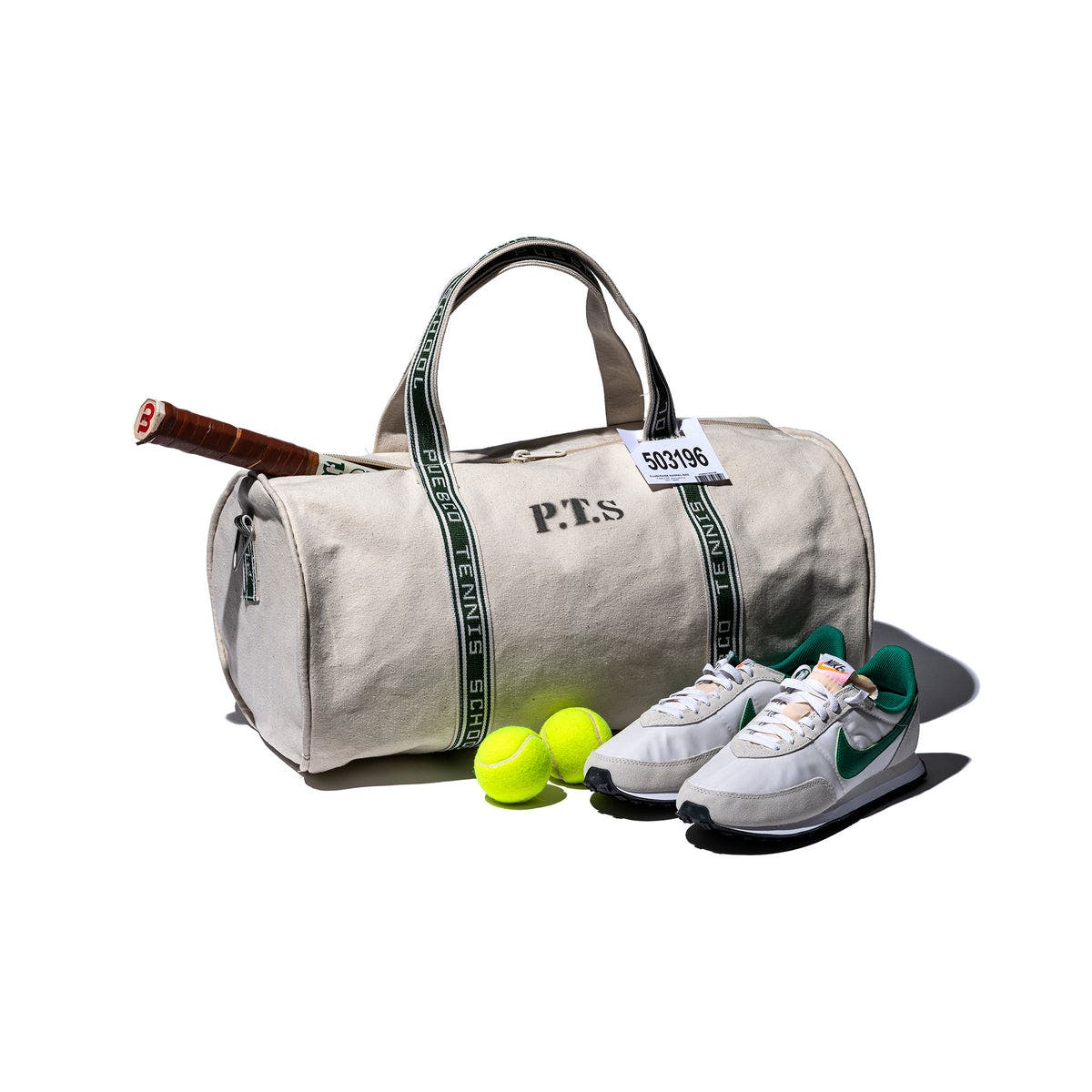 PUEBCO Clubhouse Barrel Bag, Alternate, color, Ivory