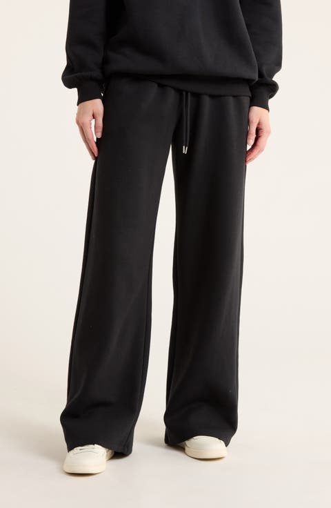 Fleece Wide Leg Pants
