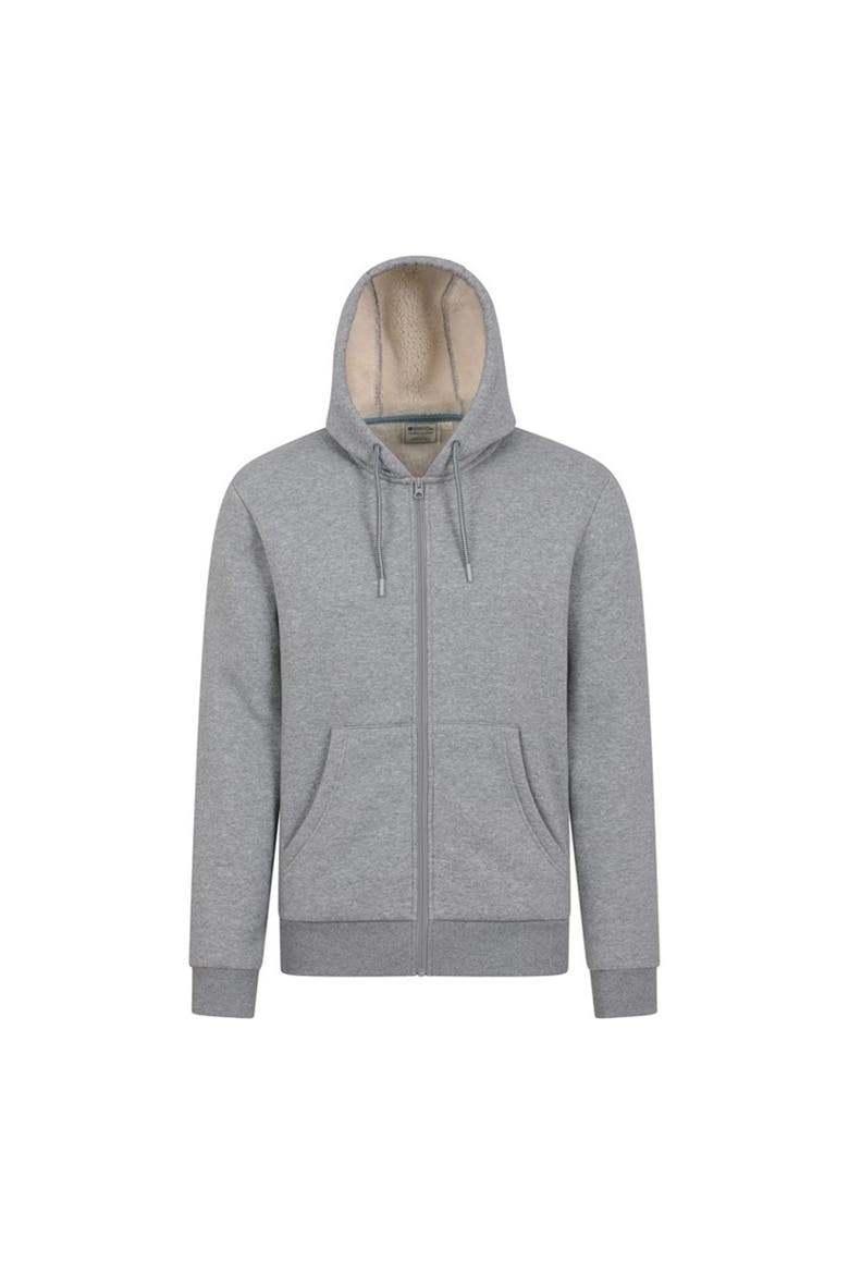 Dalton Borg Lined Full Zip Hoodie, Main, color, Gray
