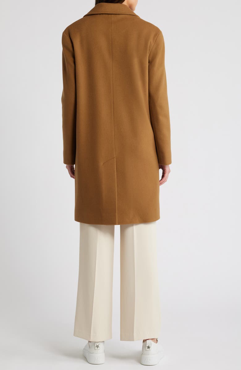 Fleurette Jones Pickstitch Detail Wool Coat, Alternate, color,