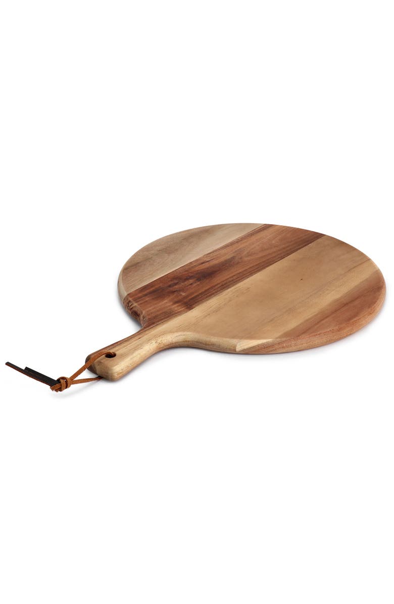 Gibson Elite 3 Piece Acacia Wood Charcuterie Serving Board and Cheese Knife Set, Alternate, color, Brown