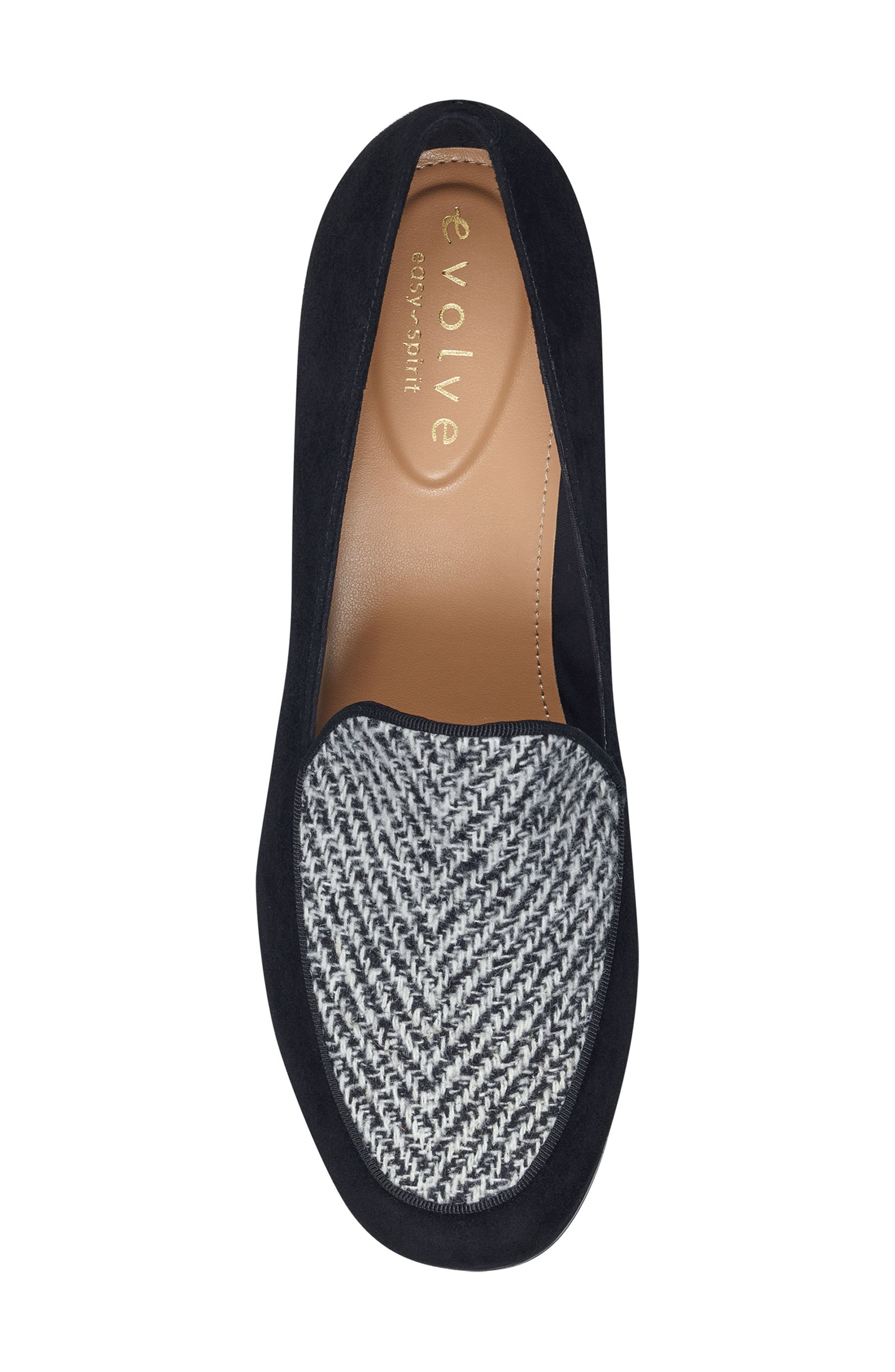 evolve Pip8 Woven Apron Toe Loafer Flat, Alternate, color, 