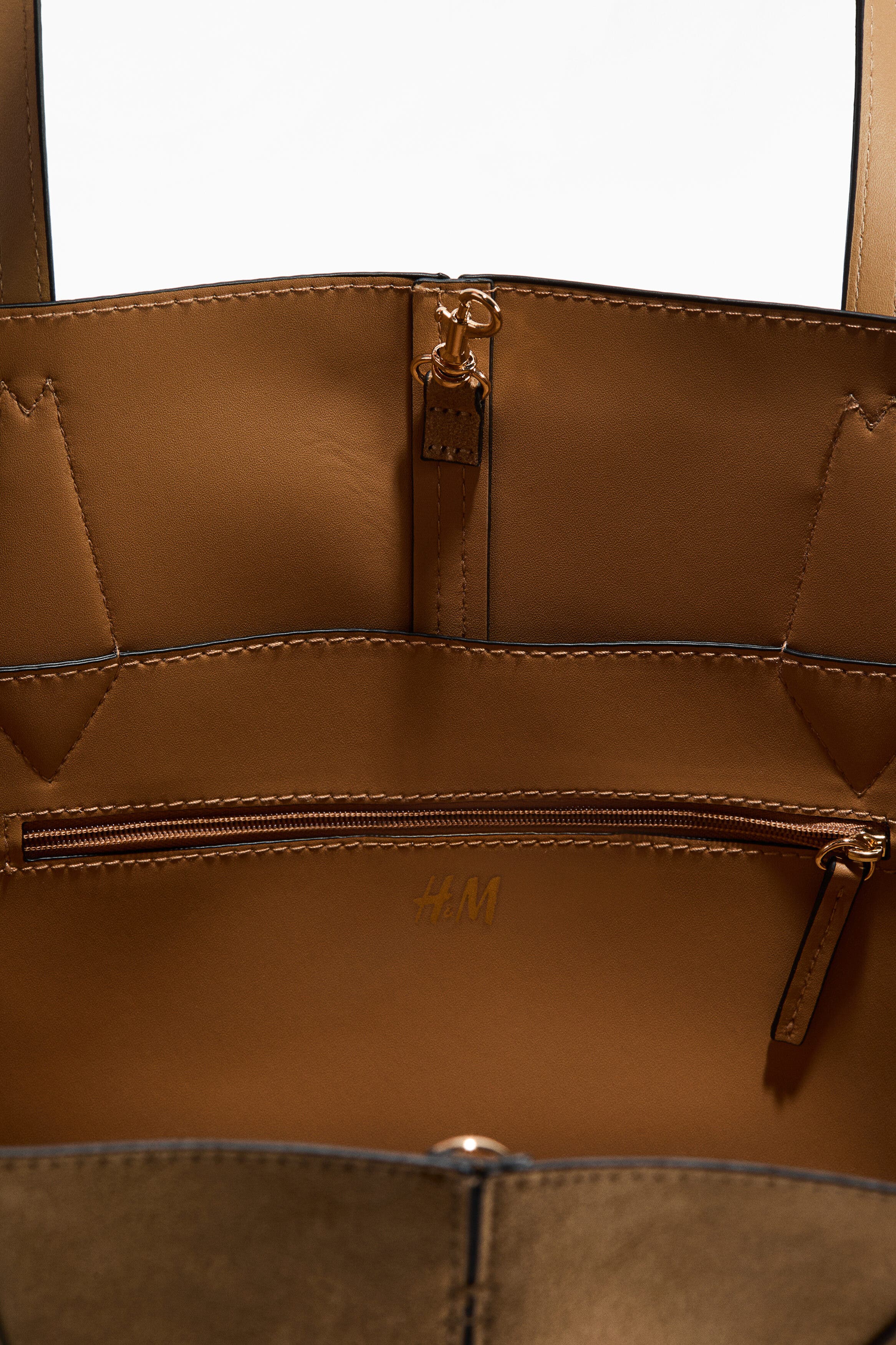 H&M Shopper, Alternate, color, Beige