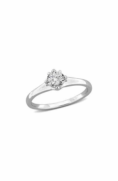 Created Forever Round Lab Grown Diamond Solitaire Ring
