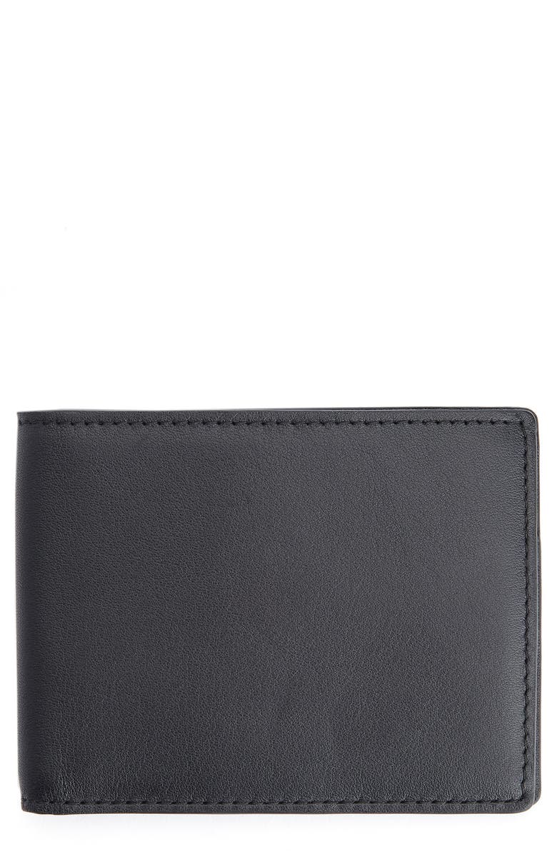 ROYCE New York Personalized Slim Bifold Wallet, Main, color, 