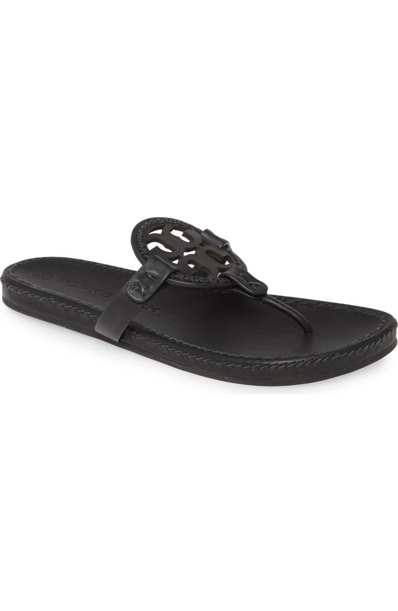 Tory Burch Miller Whipstitch Sandal, Main, color,