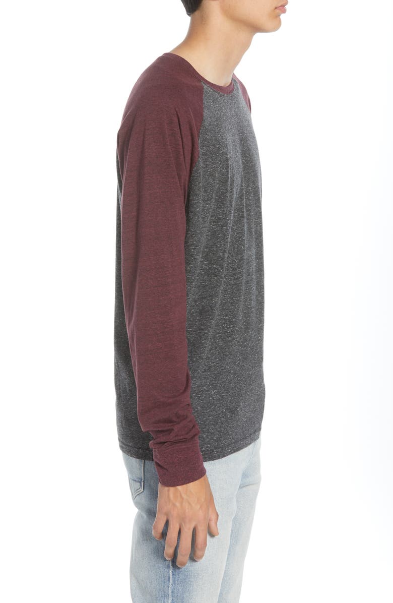 Threads 4 Thought Triblend Raglan Long Sleeve Crewneck T-Shirt, Alternate, color, 