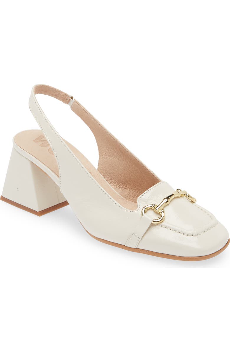 Wonders Menorca Slingback Mary Jane Pump, Main, color, Monorca Off White