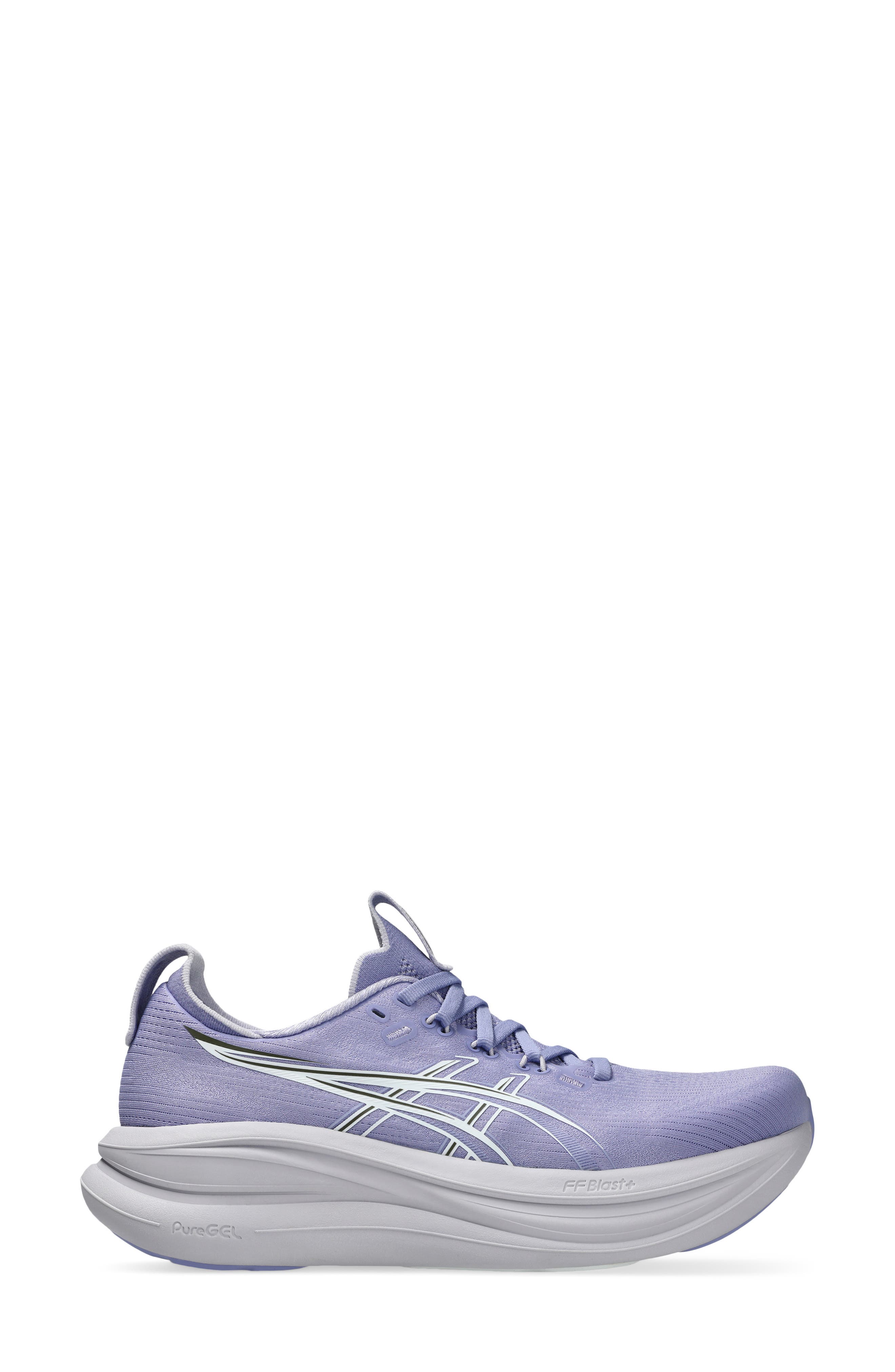 GEL-NIMBUS® 28 Running Shoe, Alternate, color, BLUEBELL/ WHITE