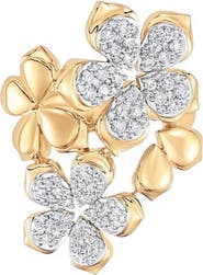 Sara Weinstock Lierren Flower Diamond Cluster Ring