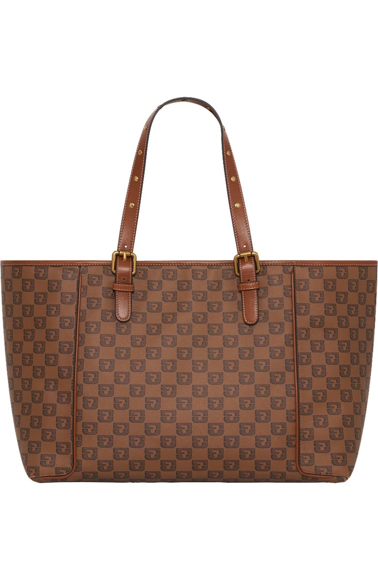 GERARD DAREL Heritage Monogram Tote Bag, Main, color, Camel