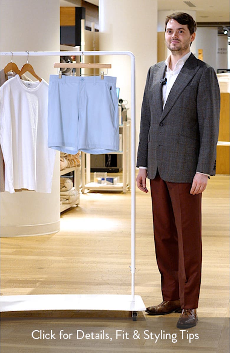 Fairway 8-Inch Flat Front Stretch Golf Shorts, sales video thumbnail