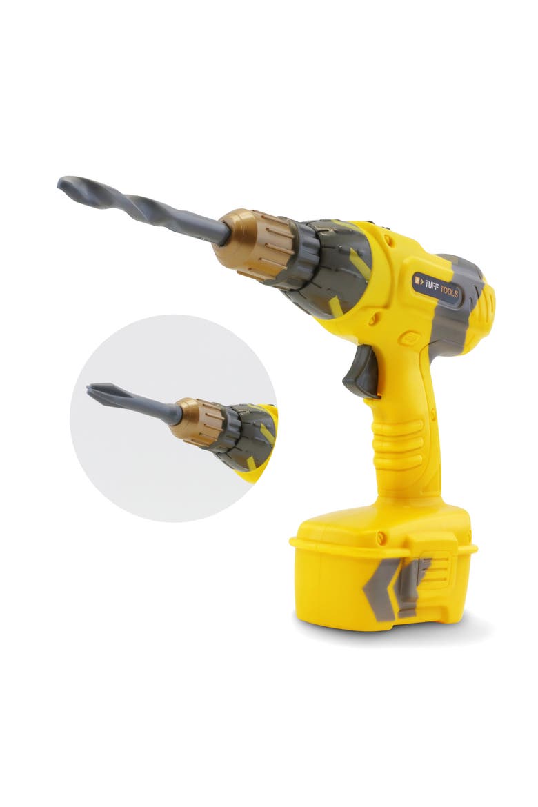 Pretend Play Toy Power Drill, Alternate, color, Yellow