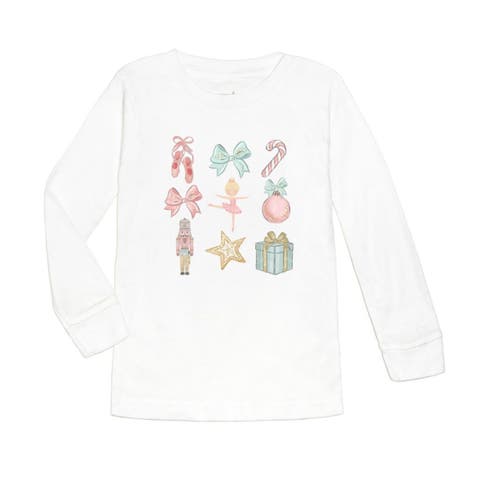 Nutcracker Cutie Christmas Long Sleeve Shirt (Baby, Toddler, Little Kid & Big Kid)