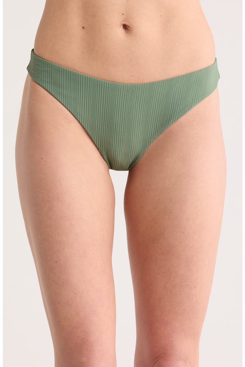 Nocturnal Bikini Bottoms, Main, color, AVOCADO MINI RIB