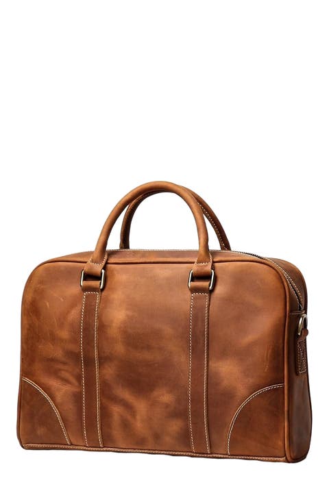 The Bjorn Leather Laptop Bag | Vintage Leather Briefcase