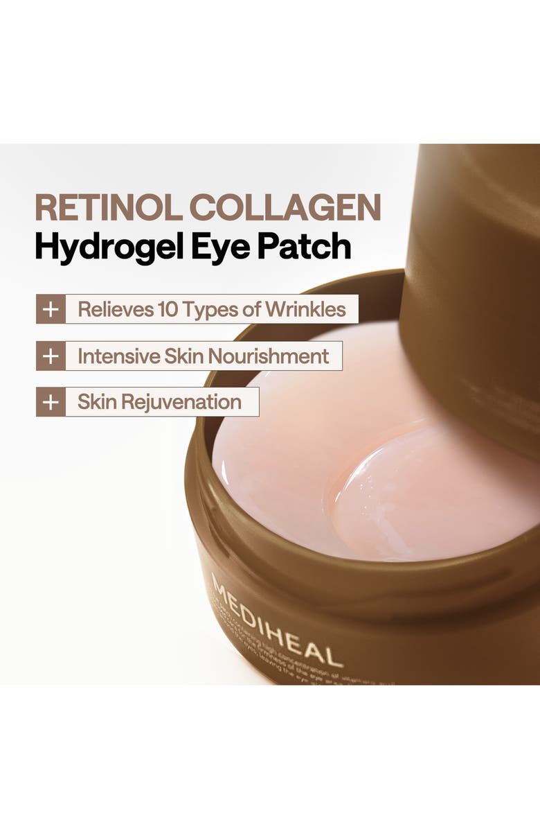 MEDIHEAL Retinol Collagen Eye Ampoule Patches, Alternate, color, Brown