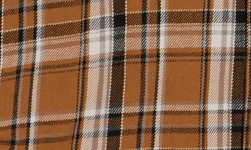 Rag & Bone Garage Plaid Jacket In Brown
