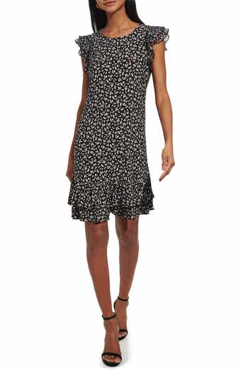 Betty Floral Flutter Sleeve Dress