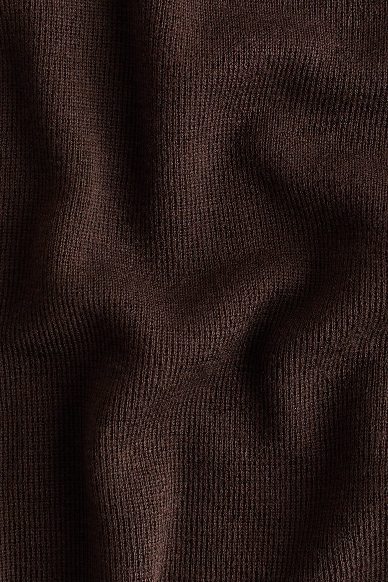 Mama Fine-knit Dress, Alternate, color, Dark brown