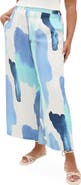City Chic Surface Level Print Wide Leg Pants