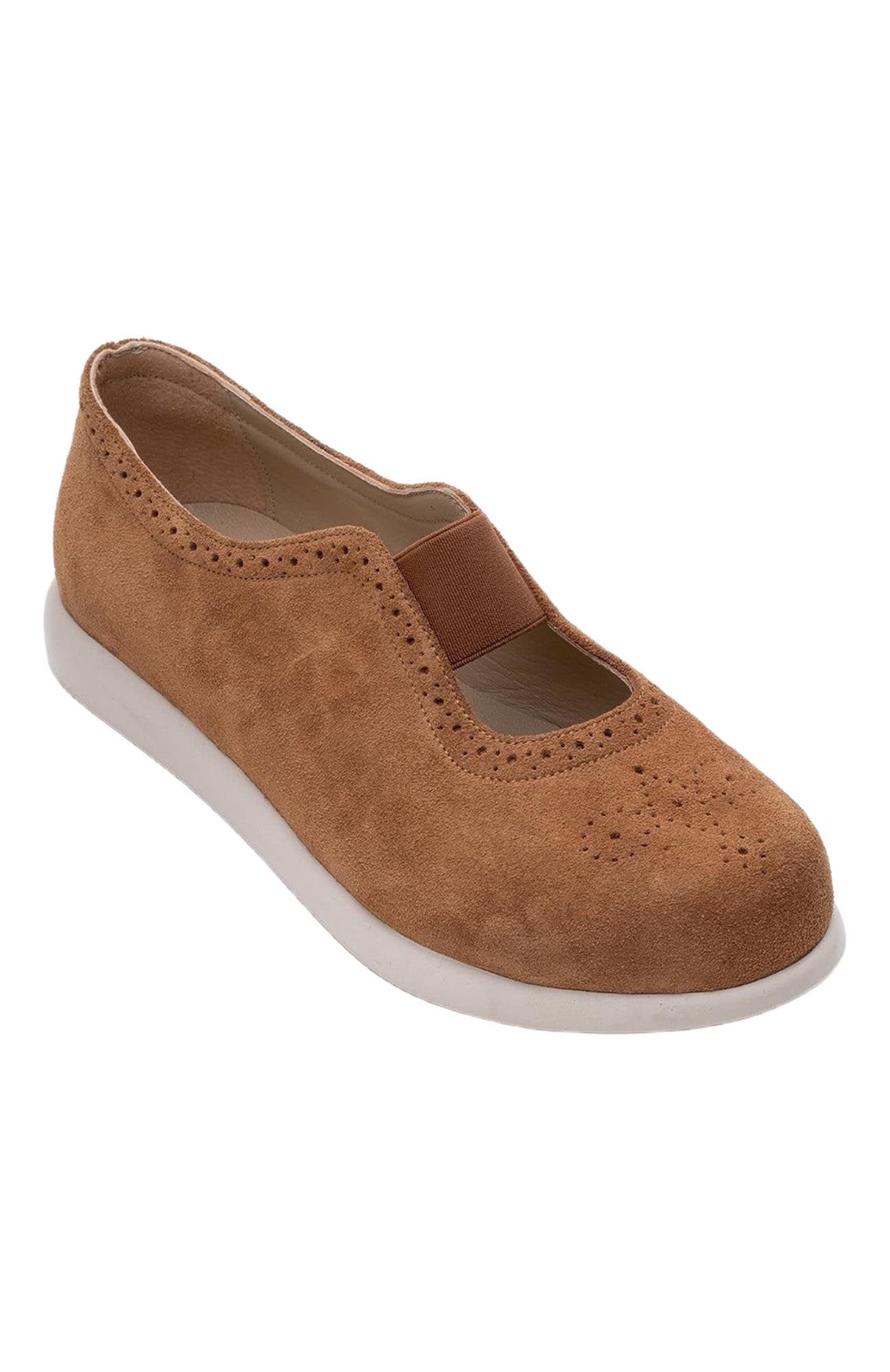  Cognac Suede Leather