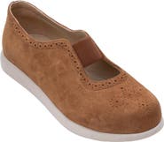 Forever & Always Shoes CHELLE Elastic Leather Flat
