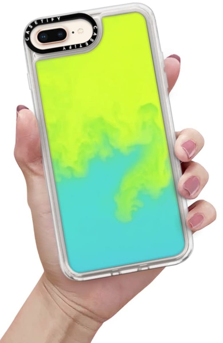 CASETiFY Neon Sand iPhone7/8 & 7/8 Plus Case, Alternate, color, 