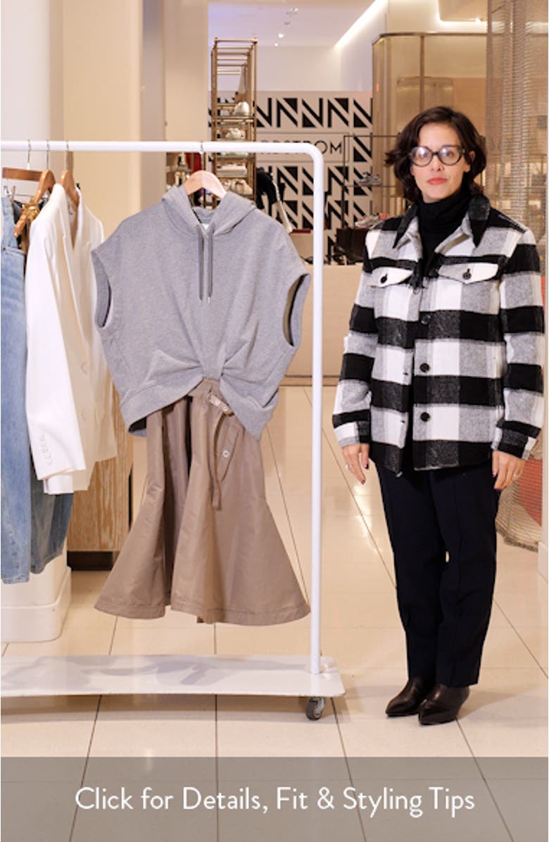 Mixed Media Hoodie Dress, sales video thumbnail