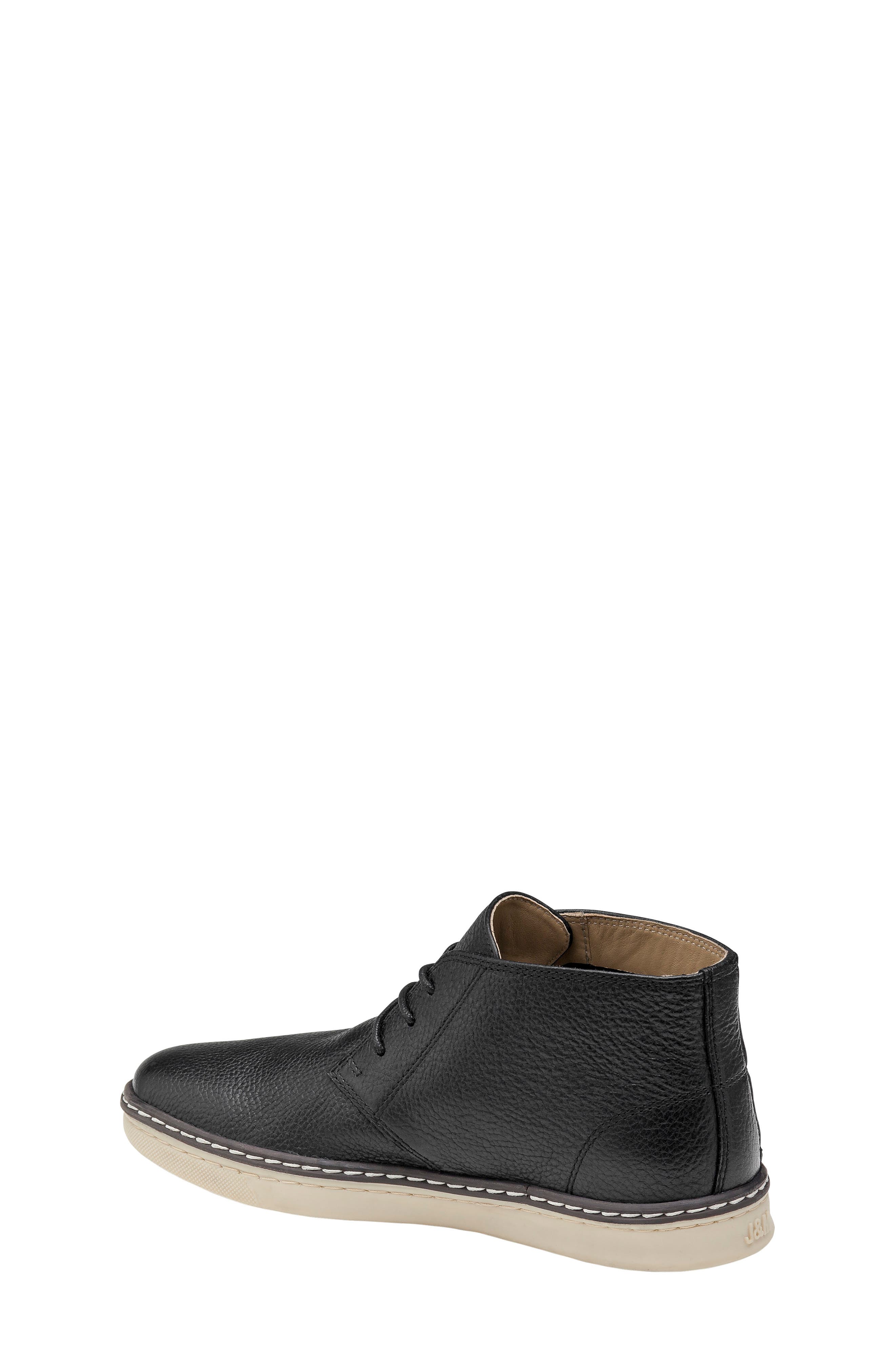 Johnston & Murphy McGuffey Chukka Boot, Alternate, color, Black Full Grain