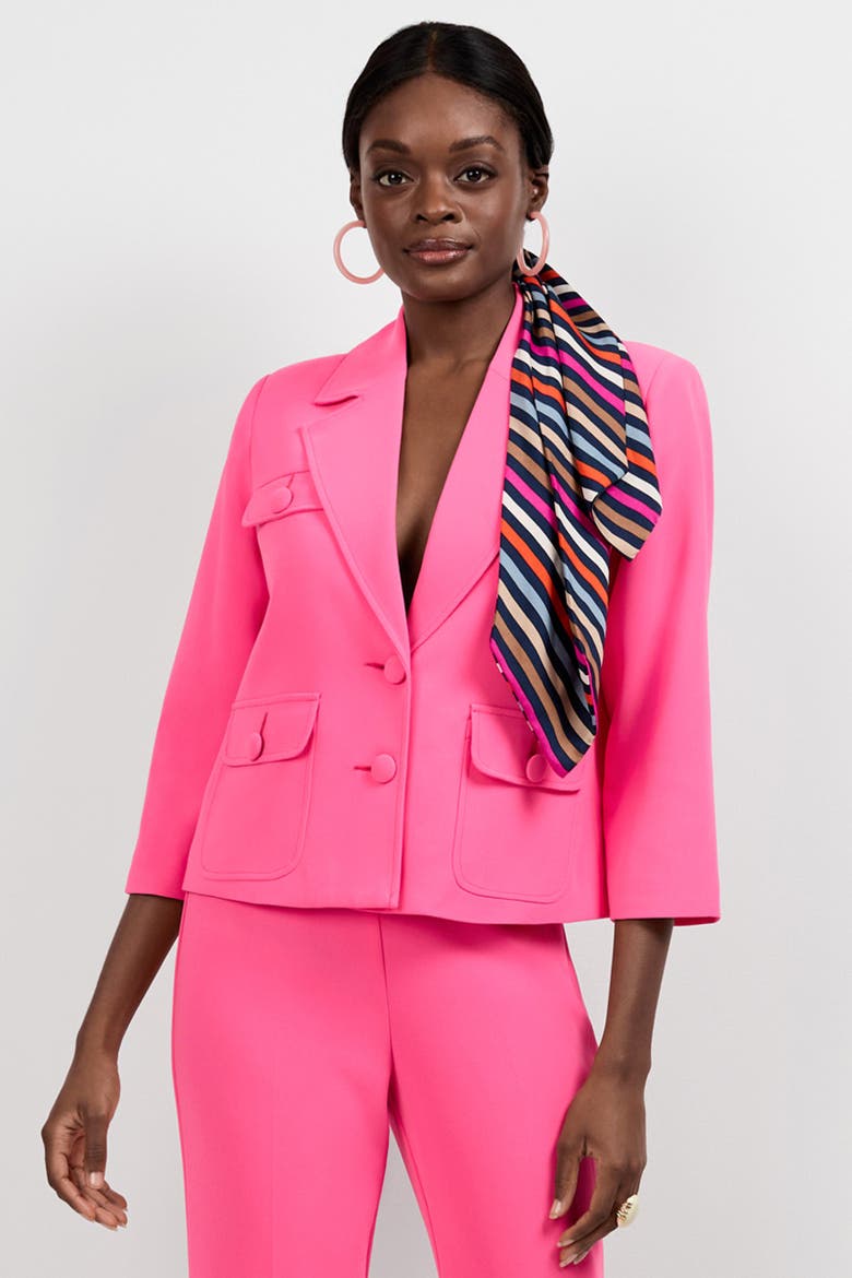 Bicocca Patch Pocket Jacket, Main, color, Magenta Milano