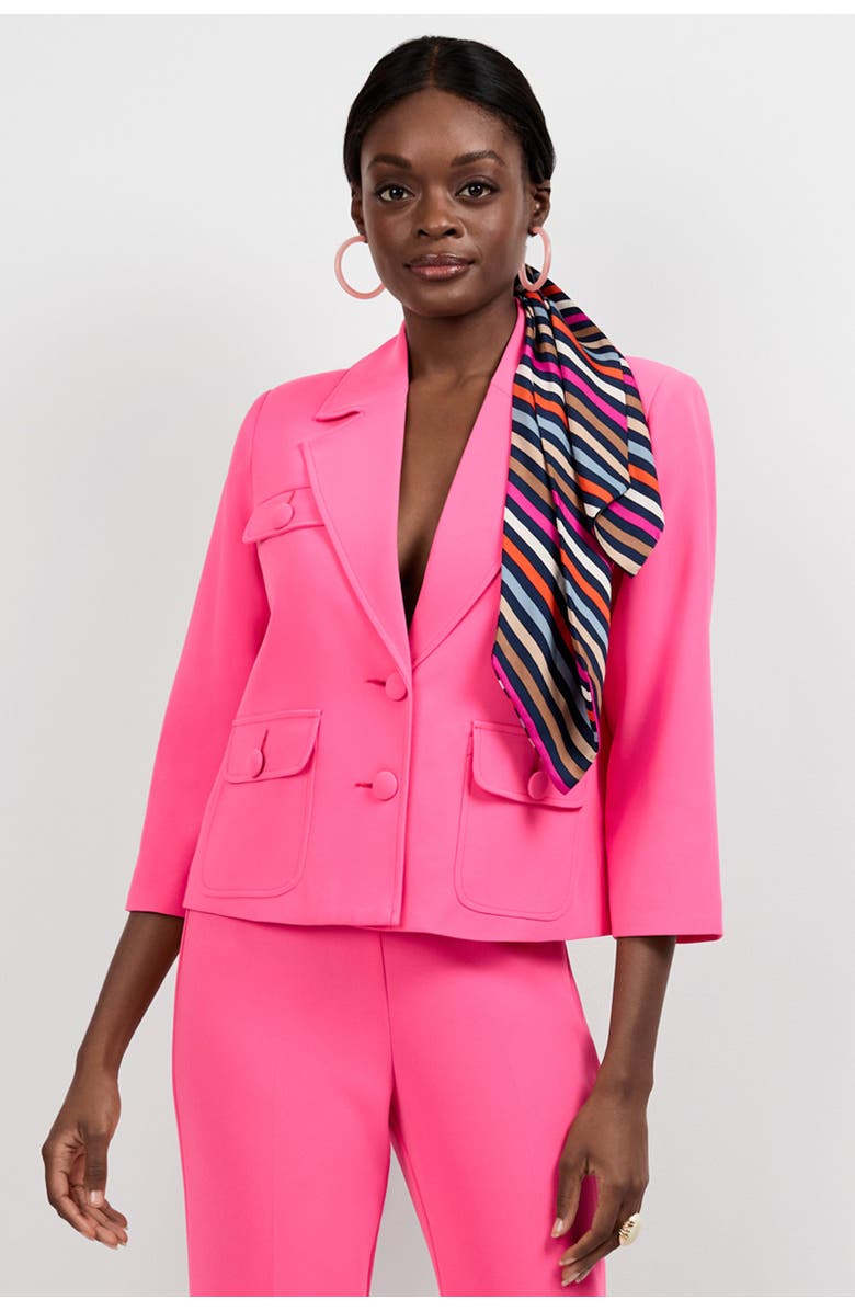 Trina Turk Bicocca Patch Pocket Jacket, Main, color,