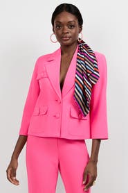 Trina Turk Bicocca Patch Pocket Jacket