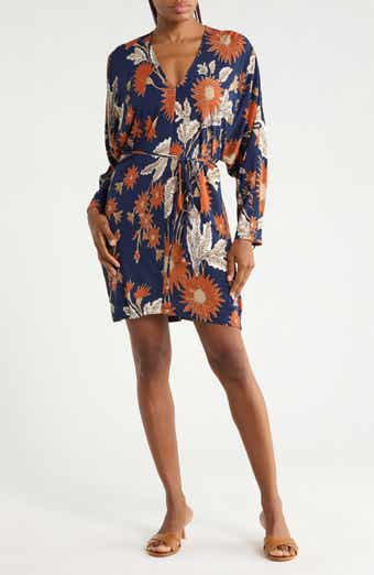 Julie Long Sleeve Drawstring Dress