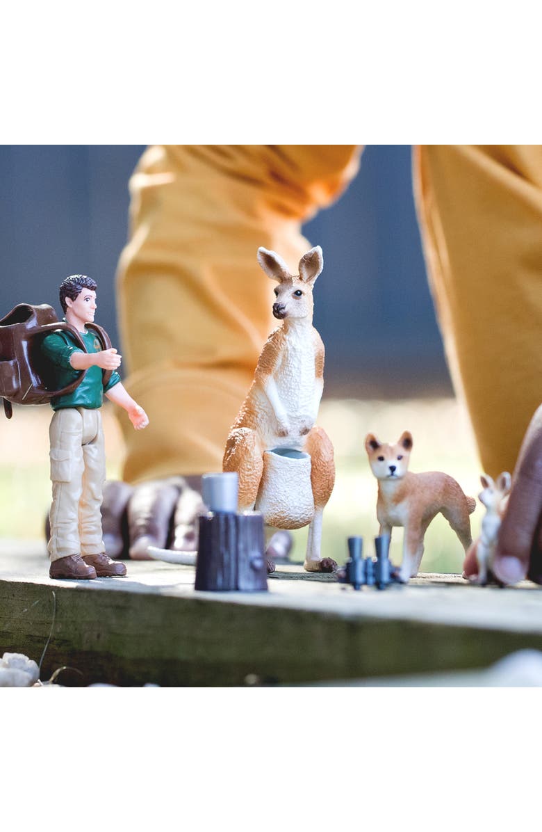 Schleich Wild Life Outback Adventures 9 Piece Playset, Alternate, color, Multicolored