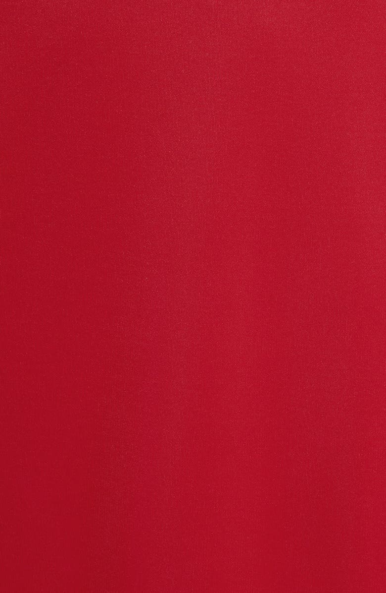 Natori Enchant Lace Trim Satin Chemise, Alternate, color, Clw Crimson Red