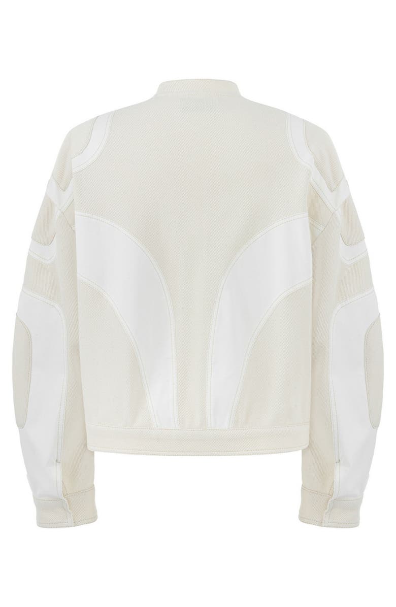 Nocturne Trimmed Bomber Jacket, Alternate, color,