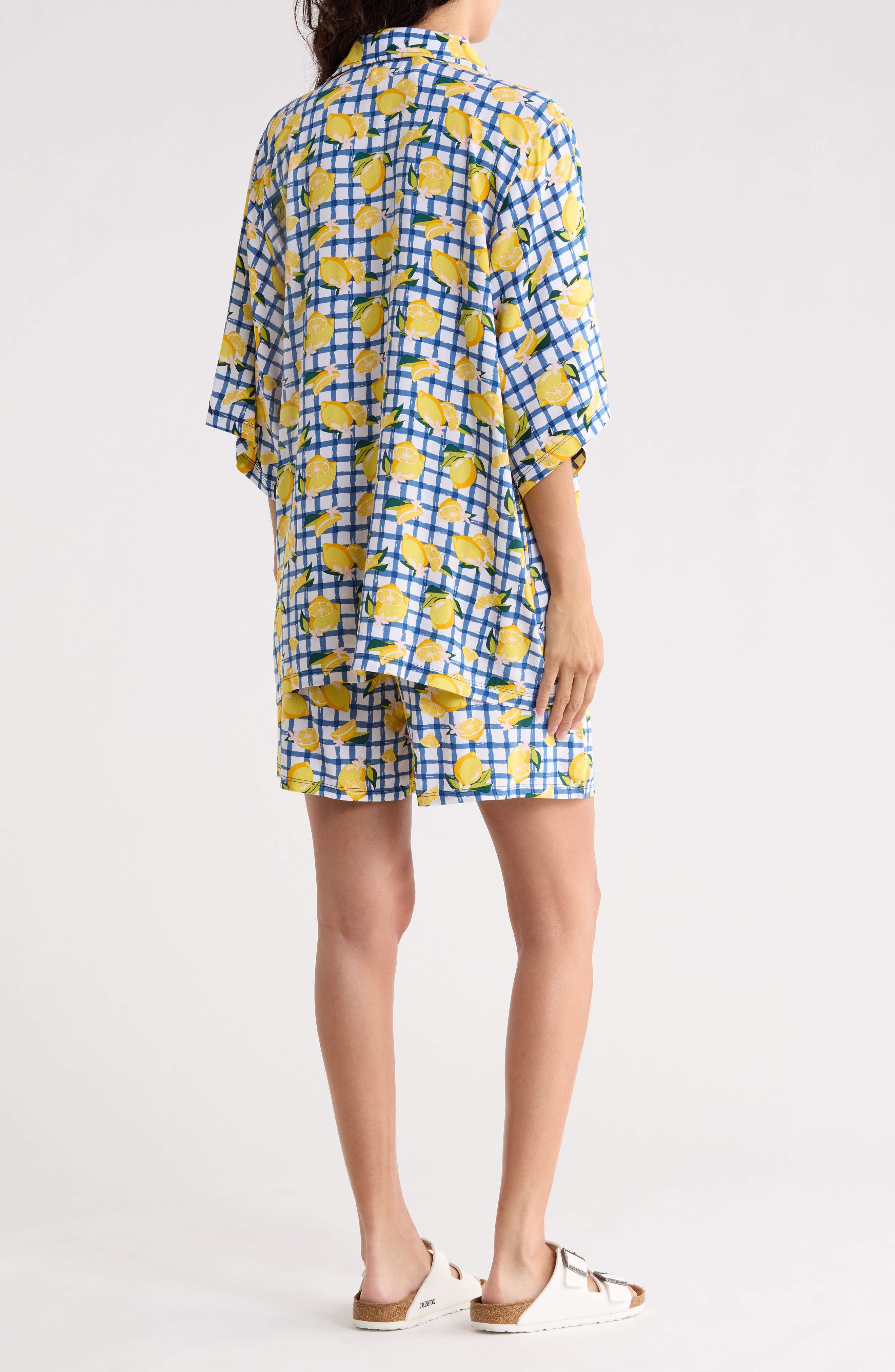 Easy Printed Cover-Up Shirt & Shorts Set - image 4