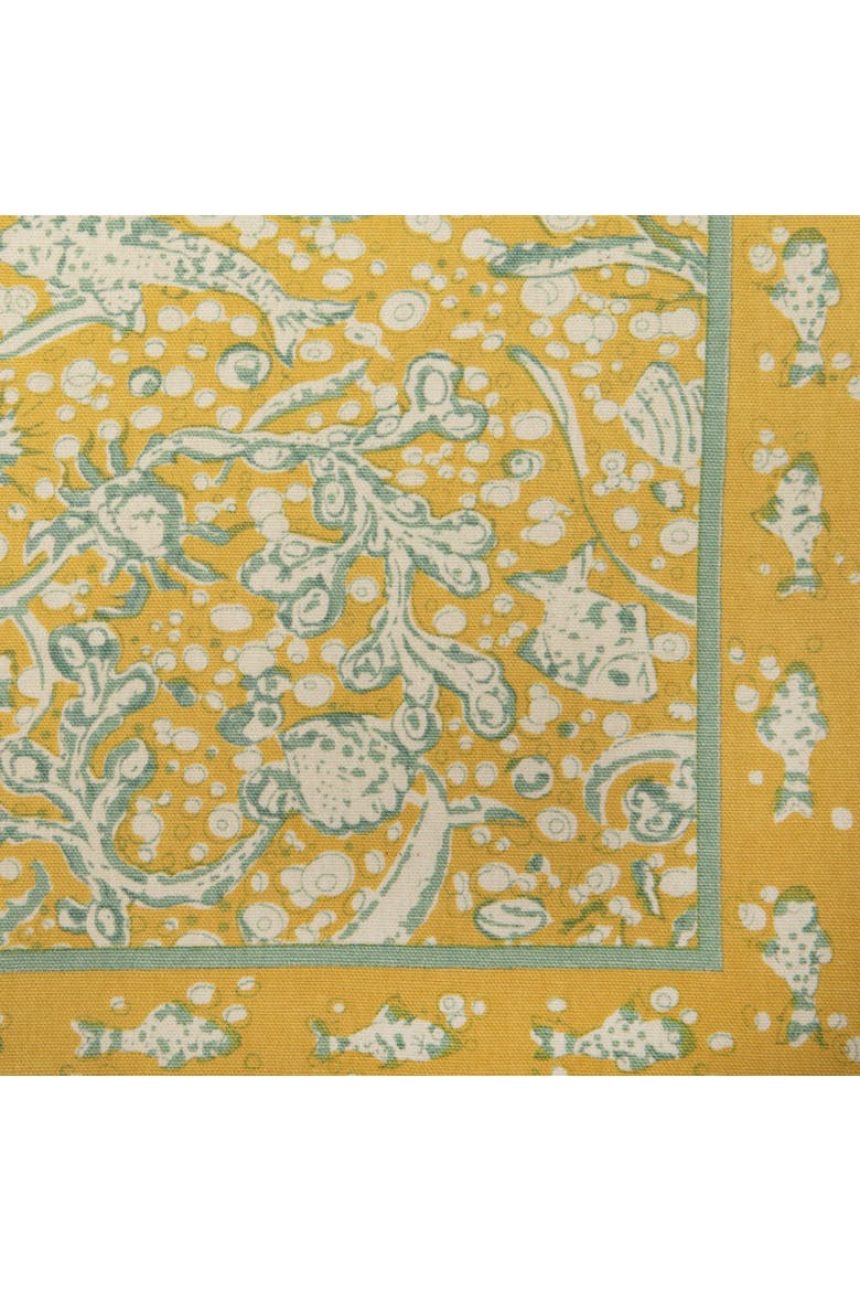 La Mer Runner, Alternate, color, Aqua/Citrine 16" x 72"