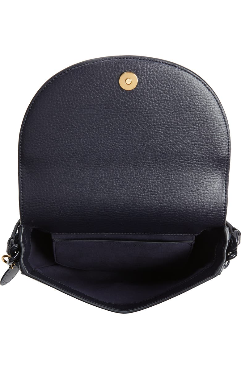 Stella McCartney Medium Frayme Flap Faux Leather Shoulder Bag, Alternate, color,