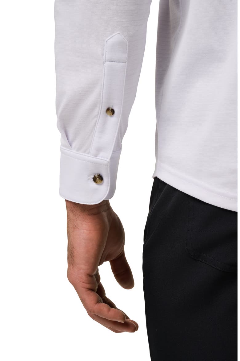 The Zinna 2.0 Long Sleeve Polo, Alternate, color, WHITE